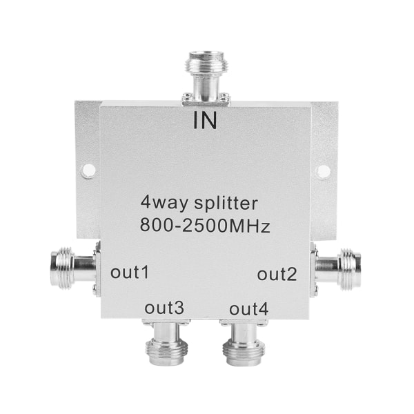 4-tie 800-2500MHz N-tyyppinen matkapuhelin power signaalin toistin power