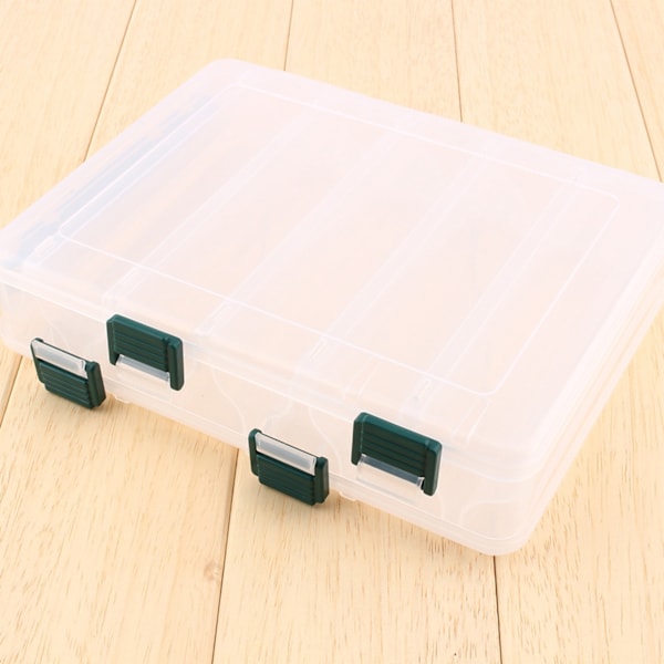 12 rom Fiskekoffert Lure Box Takle Tosidig oppbevaring Plast Stor
