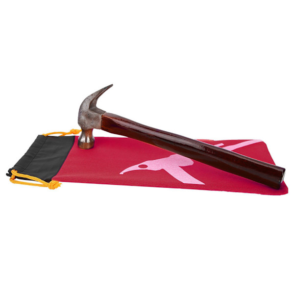 Telt Camping Telt Pind Hammer Nail Pouch Sort Pin Nails Stake Opbevaringspose (rød)