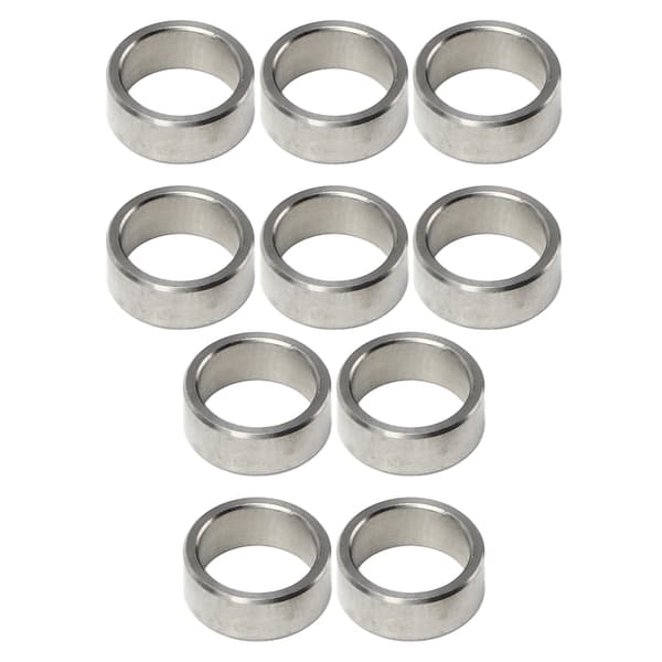 10 stk. Spacerskive 15 mm OD 12 mm ID Rustfrit stål Hardware Tilbehørsdelsæt Kit3515-0015-0060