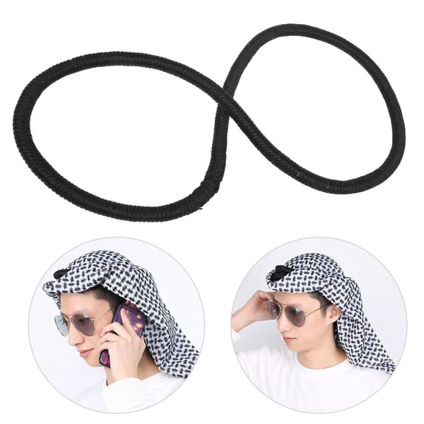Hodeplagg i polyester for muslimske hodebånd, egnet for reiser til Saudi-Arabia, Dubai, UAE