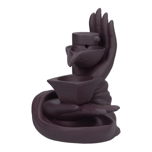 Tilbageflow Røgelse Brænder Røg Vandfald Keramisk Røgelse Holder Aroma Brænder Hjem Ornament til Soveværelse Dekoration