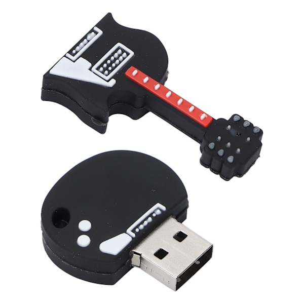 Basgitarr söt USB-minne Bärbar dataöverföring USB-minne Presenttillbehör 16 GB