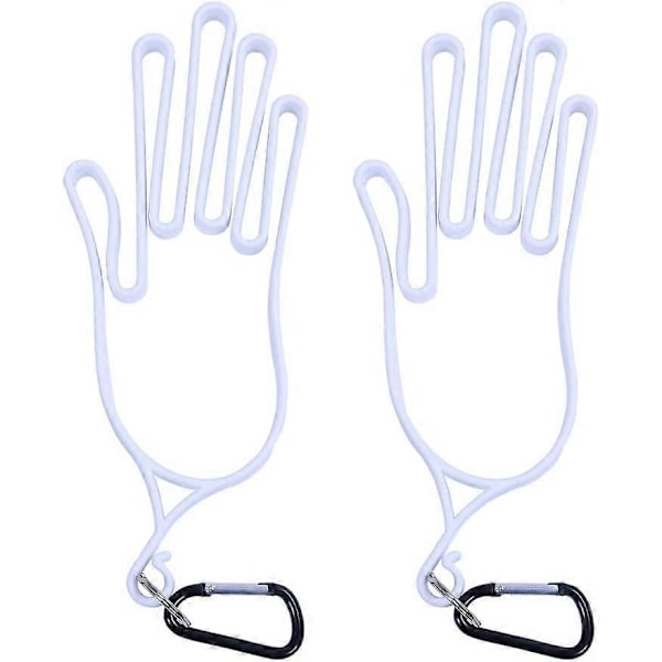 2 stk. Golfhandskeholder / Tørrer / Hænger / Strækker Plastik Sportshandskeholder