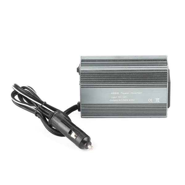 400W Bil Strømomformer DC12V til AC220V Dobbelt USB-ladeport med Indikatorlys