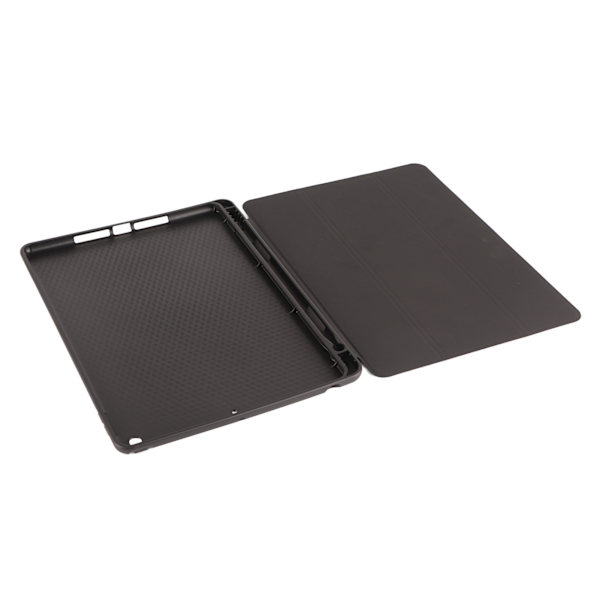Tablet Etui Sort Auto Sleep Anti Impact Præcise Udskæringer Blyantholder Kickstand Design Etui til IOS Tablet 10,2 Tommer
