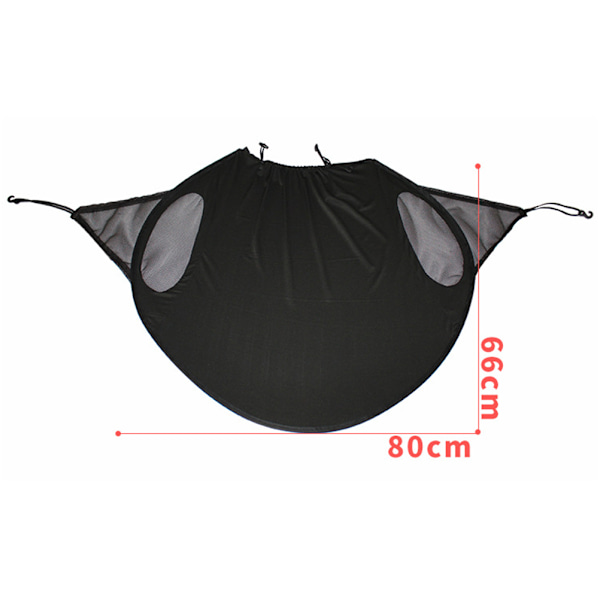 Hopfällbar barnvagn bredda solskydd markis UPF50+ Anti UV tak universell passform för barnvagn vagn