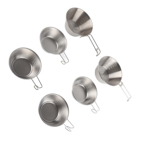 Koreanske tradisjonelle risvinboller 304 rustfritt stål fottur suppebolle for camping backpacking piknik stil 2