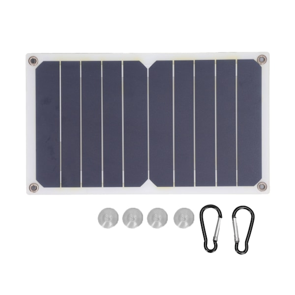 Solpanel 6W 5V Bärbar Liten Utomhus Arbete Resa Camping Telefon Fotovoltaisk Solpanel Laddare Controller