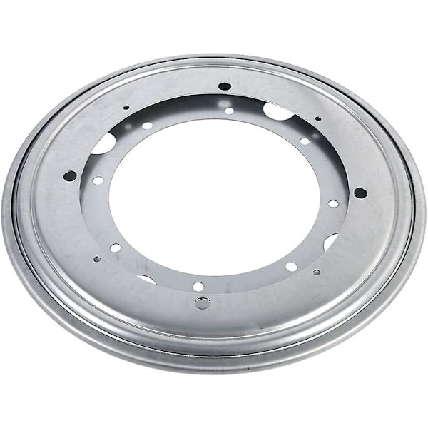 Kraftig Lazy Susan Vridplatta 360 Graders Roterande Vridbar Stållagerhållare för Kökskåp Form-Rund, (Storlek: 9\"-Silver)
