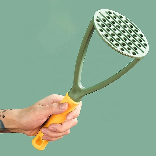Robust og varmebestandig kartoffelmoser - Non-stick køkkenudstyr sikker, blødt greb nylon gadget (Grøn, 3 stk)