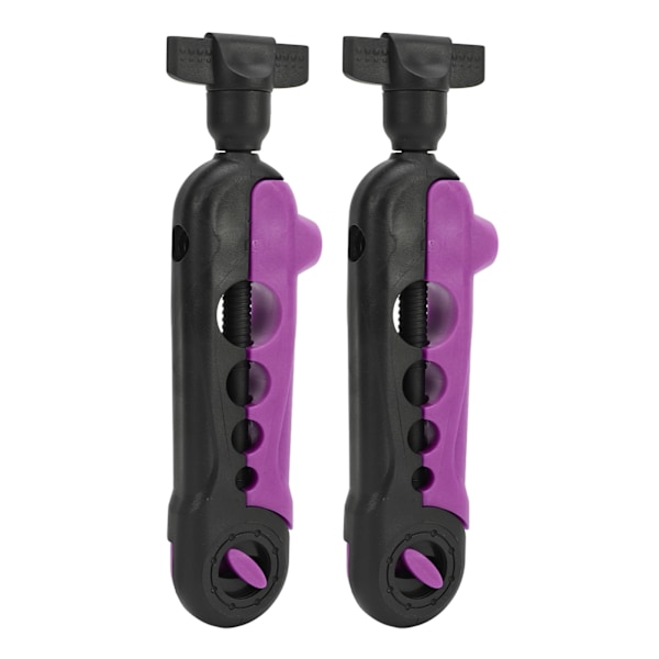 2PCS Mini Line Spooler Bärbar Justerbar Fiske Line Spooler Fiske Line Winder Maskin Mini Bobbin Reel Tillbehör Svart Lila