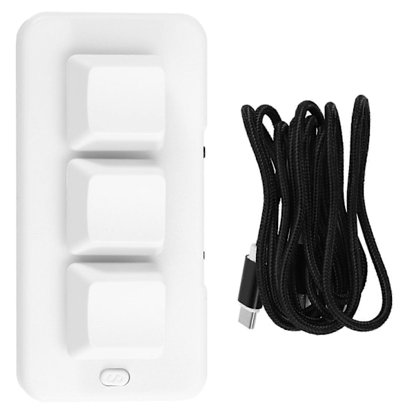 MK321U Programmerbart Makro Mini Tangentbord för Spel Multimedia MK321