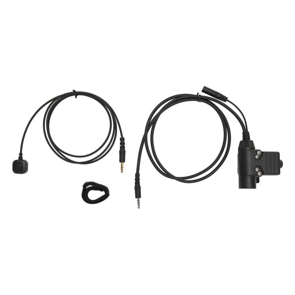 U94 PTT Finger Mic 3,5 mm Plug and Play Standard U94 hodesettadapter for mobiltelefon