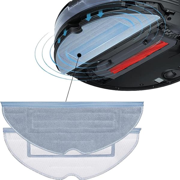 3 Rengöringsdukar för Roborock S7 Plus S7+ S7 MaxV S8 Plus S8 Pro Ultra T7s Plus Robotdammsugare