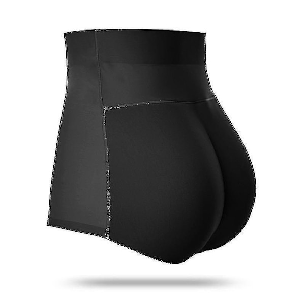 Padded Push Up Panties for Women - Enhance Your Curves with Butt Lifter Shaper JB51-3 S High-waist 189black