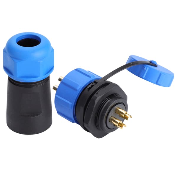 IP68 SP21 4-benet vandtæt plastik luftfartsstik (4-benet)