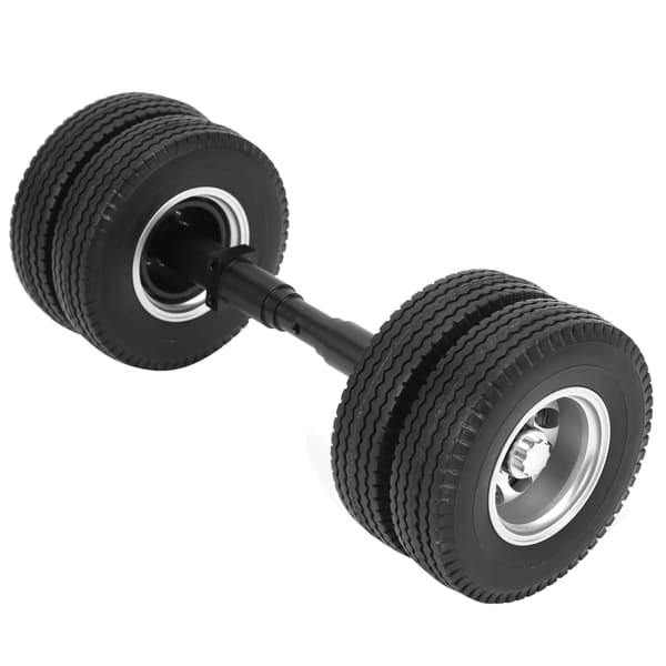 Icke-driven bakaxel däck 10-håls hjulnav passar för Tamiya 1/14 Traktor Trailer