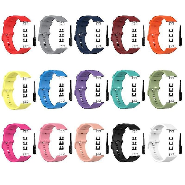 Silikonrem for Huawei Watch Fit TIA-B09/B19 Smart Watch