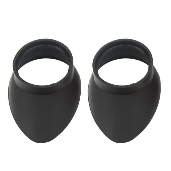 Vikbara gummiögonmusslor - 2 st, 27 mm innerdiameter - för mikroskop, teleskop, okulära instrument