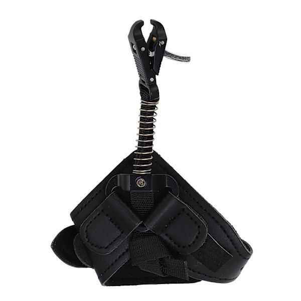 Justerbar bågskytte Compound Bow Release Strap Snabbskott handledsrem Svart Tillbehör