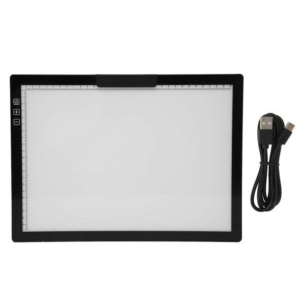 A4 Tracing Light Pad Ultratynn oppladbar bærbar A4 Tracing LED Board Light Box for kunstnere Tegning Skisser