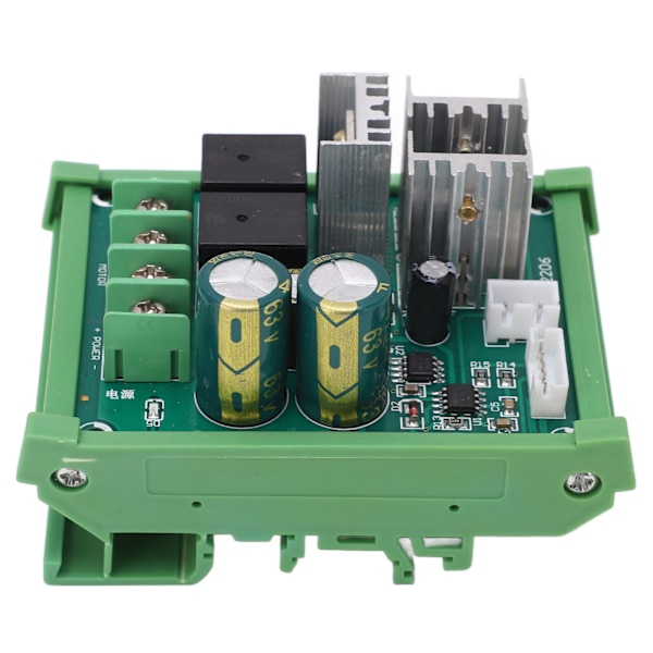 Tehokas moottorin ohjaimen säädinmoduuli PWM DC moottorin nopeudensäädin DIN-kiskoasennus DC12‑55V