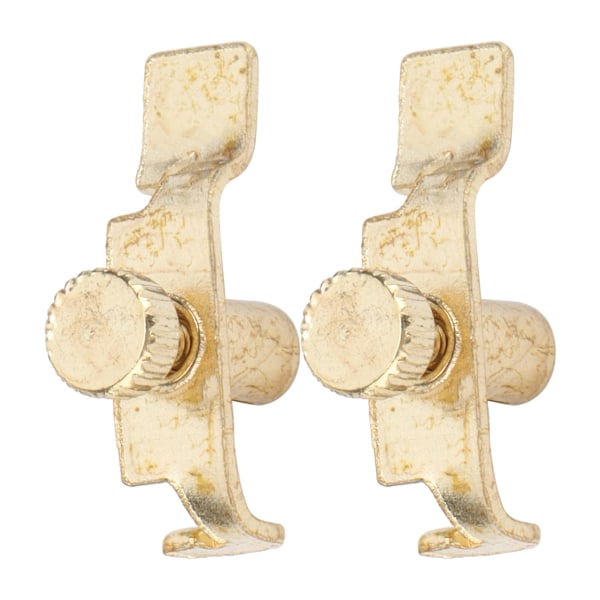 2kpl Erhu Fine Tuner Professional Metal Clip String Tune Adjuster Instrument Accessories Gloden