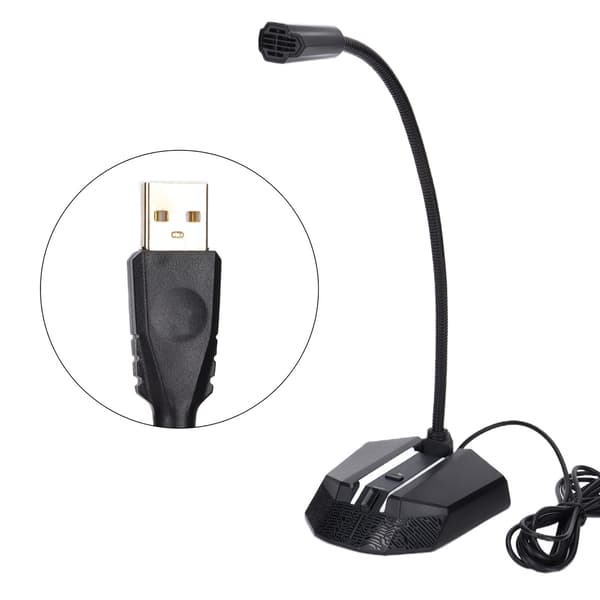 TAIDU USB-mikrofon Klar lydstemmer Fuld antioxidant Holdbar pc-mikrofon til internetchat K sang