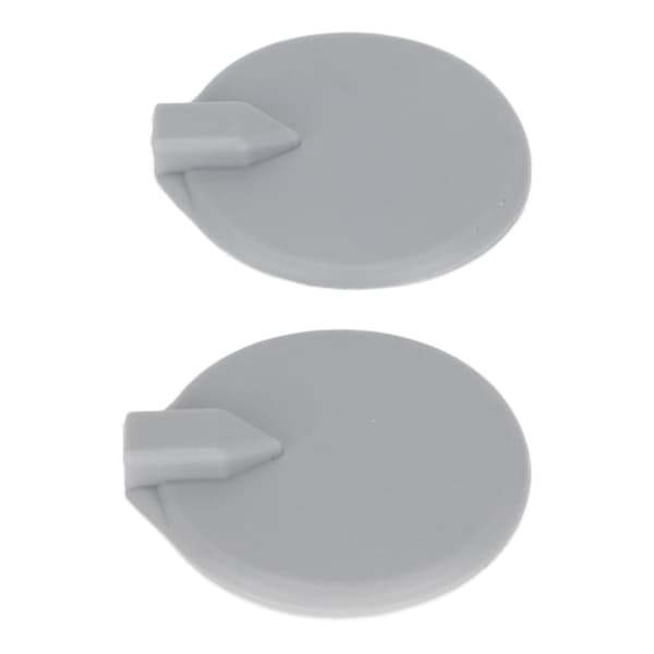 2 stk 65 mm / 2,56 tommer diameter elektrodeputer runde silikonputer for elektrisk TENS slanketerapimaskin