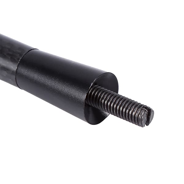 80mm/120mm Sort Kulfiber Skrue Aluminium Bil Kort Antenne Sæt Universal Auto Tilbehør