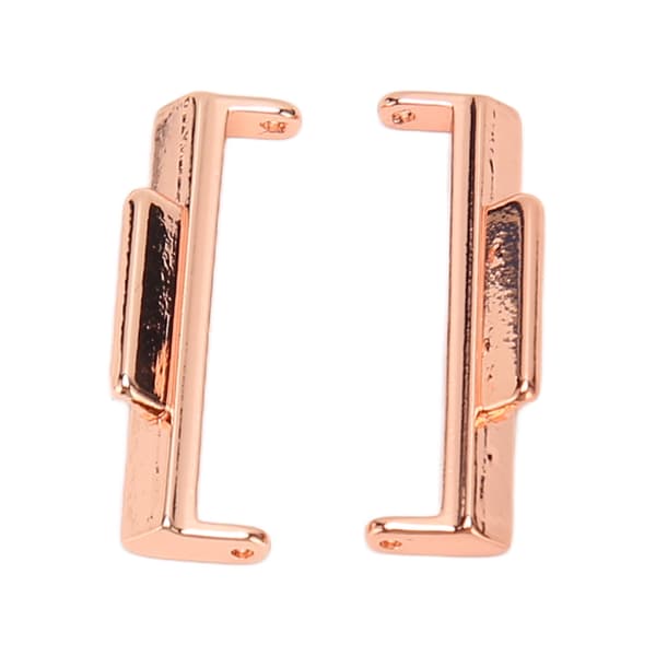 2 stk. urremforbinder 22 mm metalurremforbinder tilbehørsdel til FIT 2 rosaguld