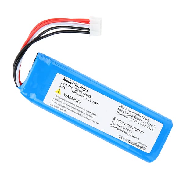 DC 3.7V 3000mAh / 11.1Wh Lithium Batteri Udskiftning Genopladeligt Batteri til Flip 3