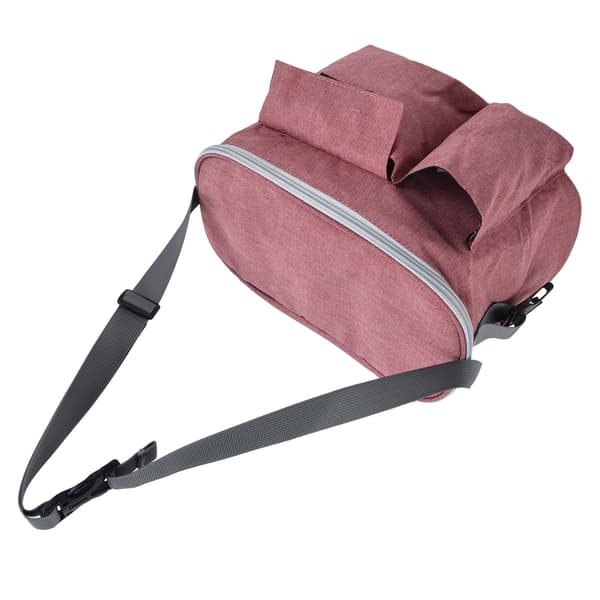 Baby Stroller Organizer Bag Vanntett Universal Fit Organizer med koppholder for barnevogn Maca Red