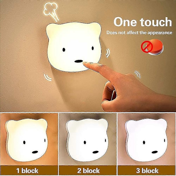 Led Nattlampa Barn, 3m Nattlampa Baby Touch Lampa (pappa)