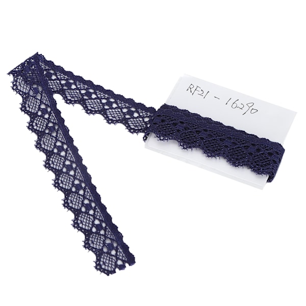 Spetsband Klädtillbehör Dekorera Hantverk DIY Material 10 Yard 2cm Bredd Mörkblå