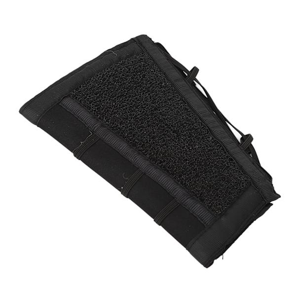 Makeupbørste Rensearmbånd Nylon Sort Professionel Stretch til Børsterensning