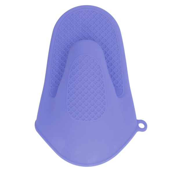 2 kpl uuninapit Mini Silikoninen Paksuuntunut Anti Scalding Cooking Pinch Mitts Keittiöön Violetti