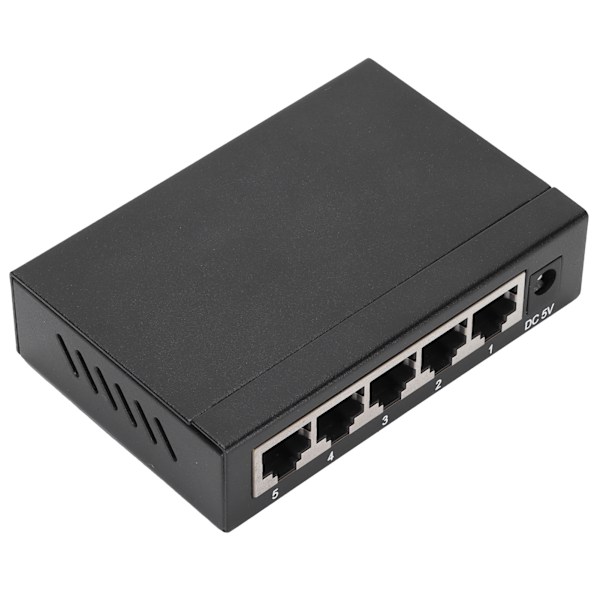 Ethernet-svitsj TBCS5005E 1000M 5 porter selvadapterende splitter stasjonær datamaskintilbehør 100240V (AU-plugg)