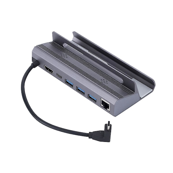 6-i-1 USB C Hub USB C Dockingstation Till -kompatibel 4k60hz Rj45 Pd100w Dock Usb 3.0 Hub-B13