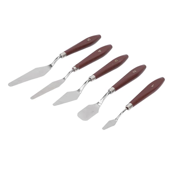 5 stk voksspatler Multifunksjonell kakeglasurspatel Blandeskrape for dekorering av baking