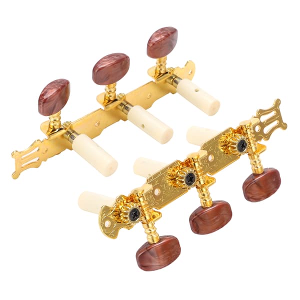 2 st Klassiska Gitarrstämskruvar Mekanik Stämapparat Set Musikinstrument Tillbehör