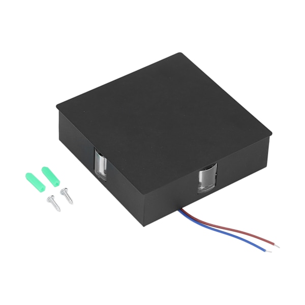 12W LED vegglampe firkantet kryss vegglampe for stue soverom korridor bar KTV kald hvit 85‑265V