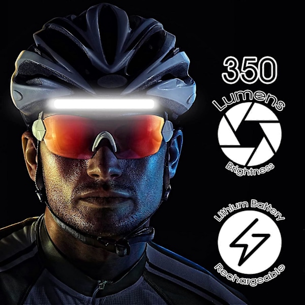 2 kpl LED-otsalamppu, jossa on tunnistin, tehokas otsavalaisin COB XPE 5 tilaa USB ladattava vedenpitävä juoksuvalo, retkeily, lukeminen, vaellus, pyöräily,