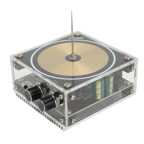 Musikspole 10 cm Längd Blixtgenerator Båge Plasmaljudhögtalare Trådlös Överföring Experimentmodell 100‑240V EU-kontakt