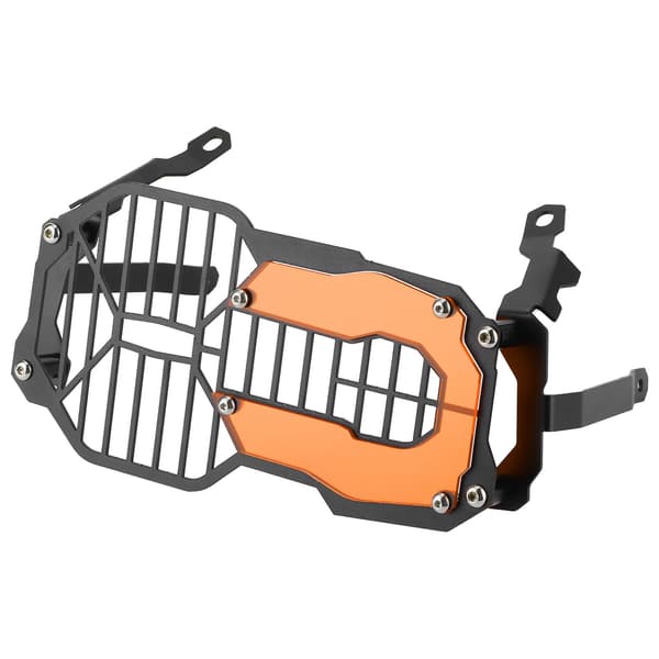 Frontlyktebeskyttelse Grilldeksel med Akryllampe Patch Passer for R1200GS R125Orange