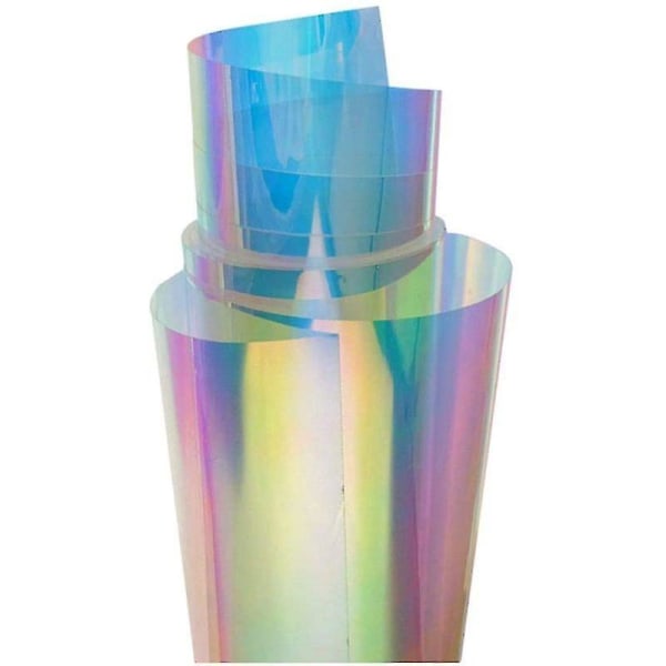 Chameleon farge vindusfilm iriserende glass klistremerke Selvklebende hjemmeinnredning DIY