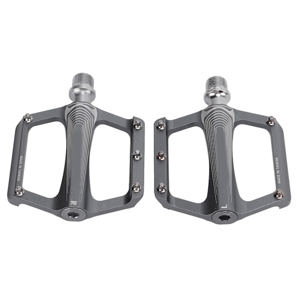 Enlee cykelpedaler i aluminiumlegering DU-lager cykelplattformspedal för landsvägscyklar i titan