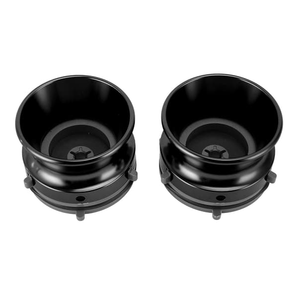 1/4 10 tommer Åbner Poleret Aluminium Legering Universal Indlæsningsenhed NAB Hub Adapter til Studer ReVox til Akai til Teac 2 stk Sort