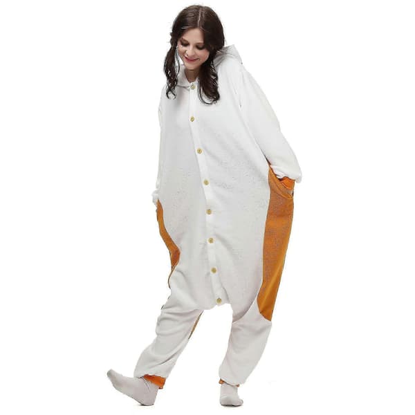 Hamsterkostume Dyreheldragt Pyjamas Halloween Karneval One-piece Kigurumi Til Mænd Kvinder S